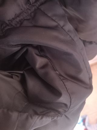 Plumas Zara ligero abrigoso negro