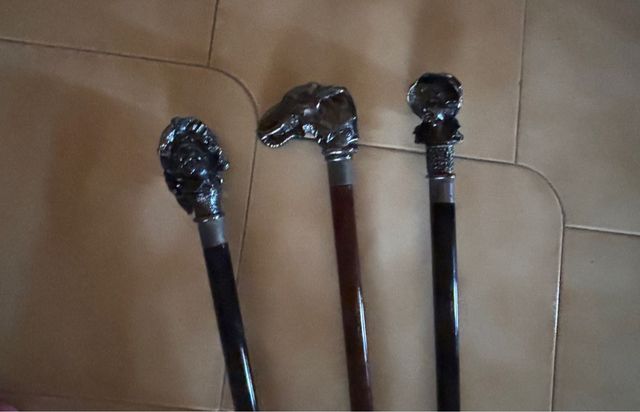 3 Bastoni da collezione