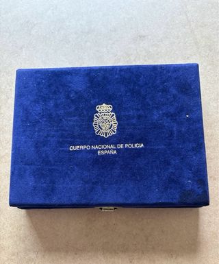 Estuche Oficial Policía Nacional Placas Insignia