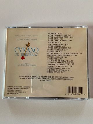 Cyrano de Bergerac - Jean-Claude Petit - OST