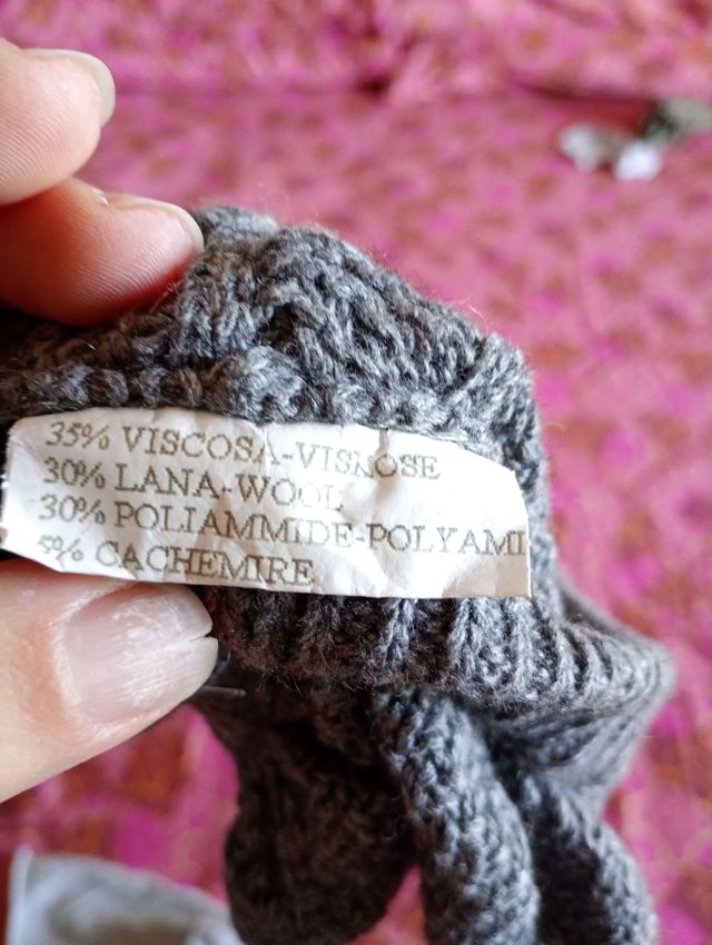 Berretto lana bimba grigio 