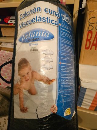 Colchón Minicuna Viscoelástico y cuna de viaje