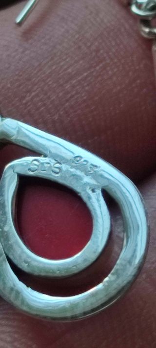 Pendientes de Plata y Coral. 