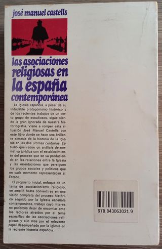Libro "Las asociaciones religiosas en la España.."