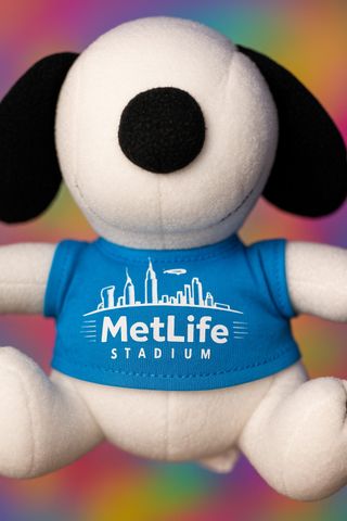 Peluche Snoopy MetLife Stadium 17cm Nuovo