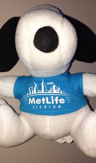 Peluche Snoopy MetLife Stadium 17cm Nuovo