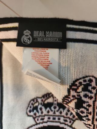 Bufanda Real Madrid RMFC Negra Multicolor