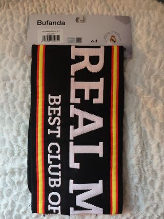 Bufanda Real Madrid RMFC Negra Multicolor
