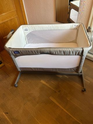 Cuna colecho Chicco beige