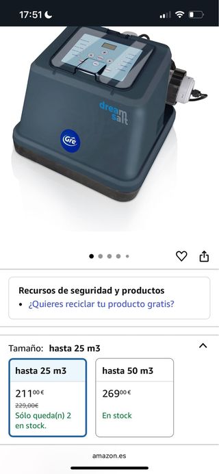 Clorador Salino GRE Dream Salt + 25Kg Sal