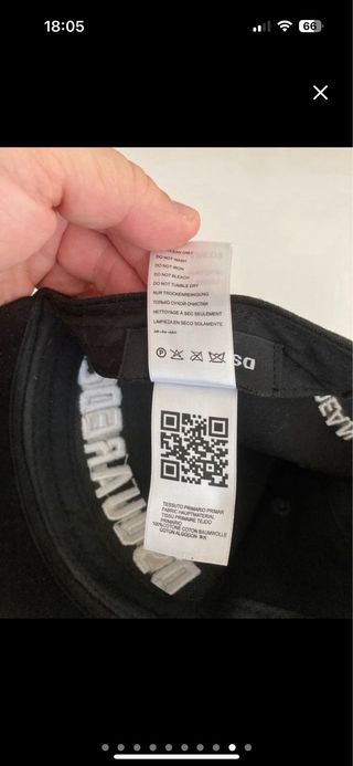 Gorra DSQUARED2 Negra Unisex