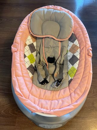 Hamaca bebé rosa