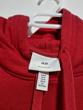 Sudadera H&M Roja