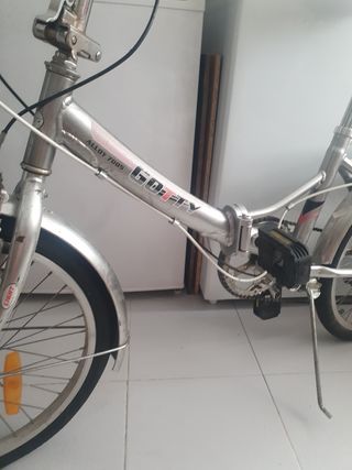 Bicicleta Plegable Plata