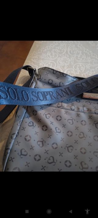 Borsa donna capiente grigia