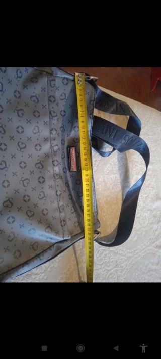 Borsa donna capiente grigia