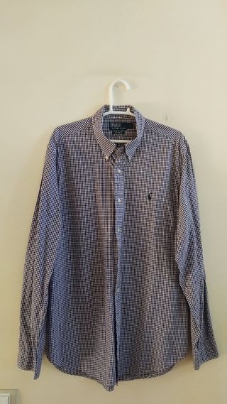 Camisa Polo Ralph Lauren Azul Talla L