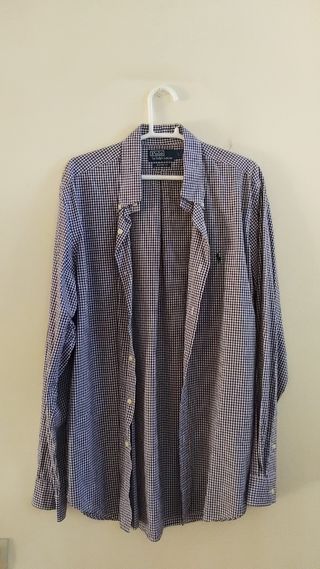 Camisa Polo Ralph Lauren Azul Talla L