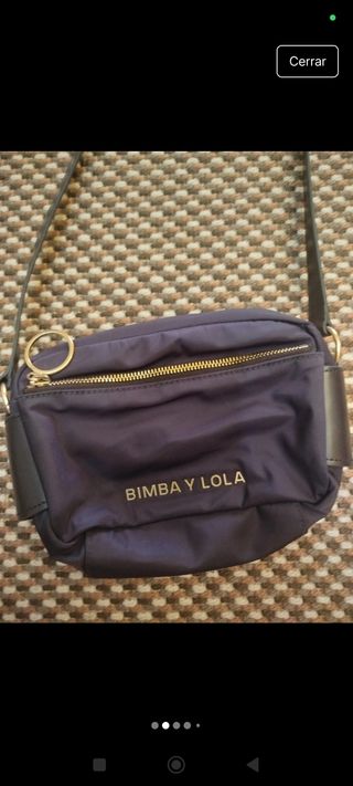 Bolso bandolera morado BIMBA Y LOLA