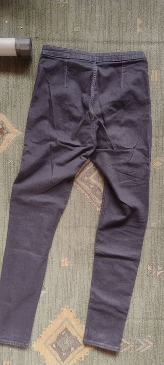 2 Pantalones H&M Talla 38 Verde y Gris