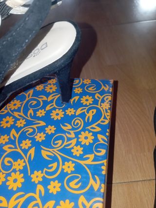 Zapatos de salón antelina negros