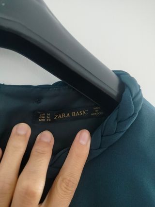 Mono verde Zara