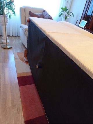 Conjunto sofá y 2 sillones beige