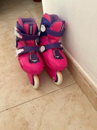 Patines Oxelo Talla 26/28 Rosa y Azul