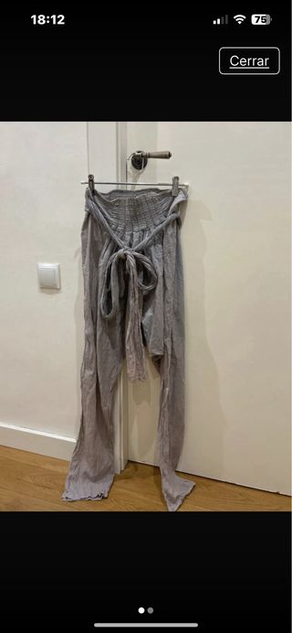 Pantalón Harvey Musin Ibiza Talla Única Gris