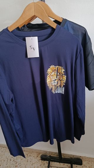 Camiseta Azul The Lion of Judah Talla XL