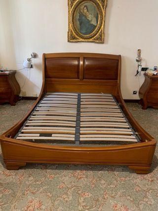 Cama madera Cerezo Esti Louis Philippe Luis Felipe