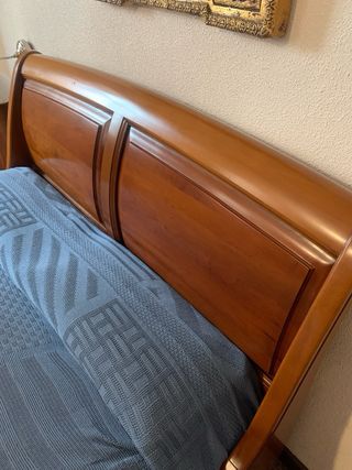 Cama madera Cerezo Esti Louis Philippe Luis Felipe