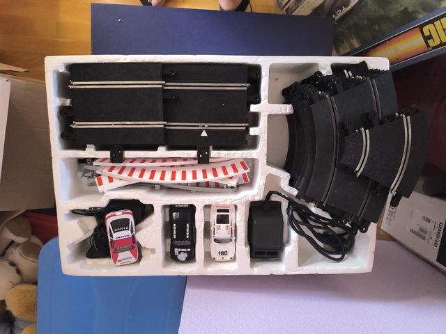 Lote Scalextric: Pistas y 3 Coches