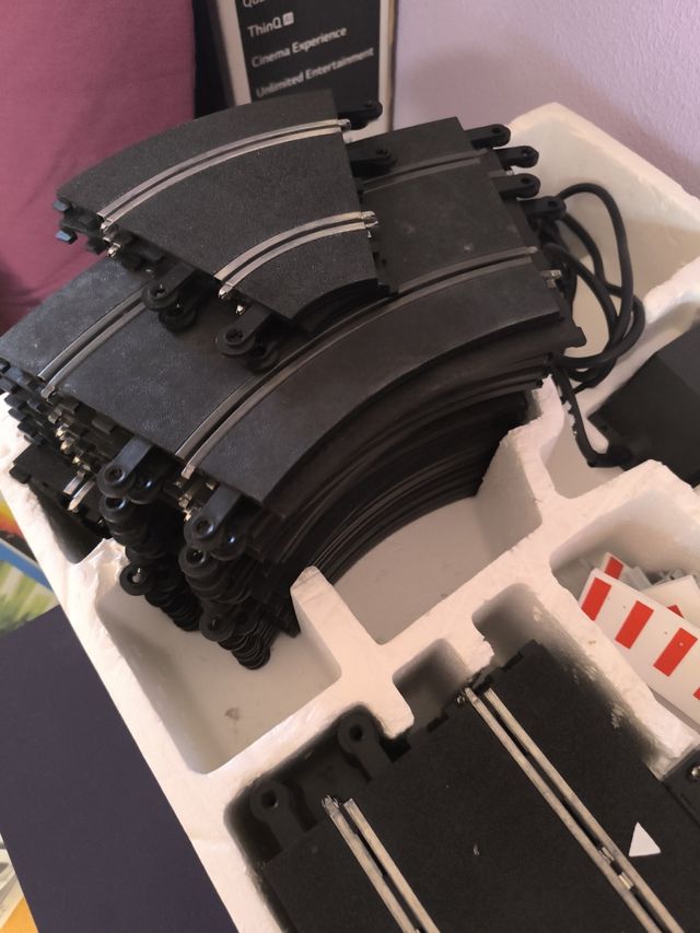 Lote Scalextric: Pistas y 3 Coches