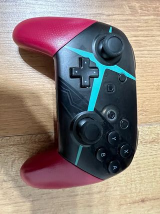 Mando Nintendo Switch Pro Negro/Rojo
