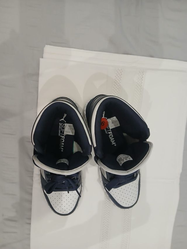 Zapatillas Puma Talla 36 Azul y Blanco