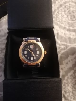 Reloj Marea Dorado y Azul