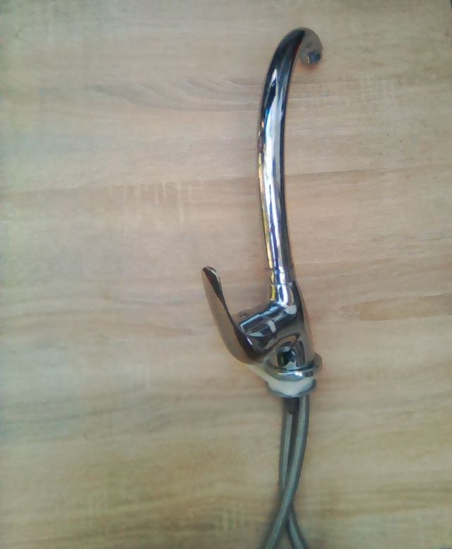 Grifo Monomando Cocina Plata