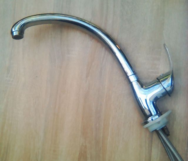 Grifo Monomando Cocina Plata