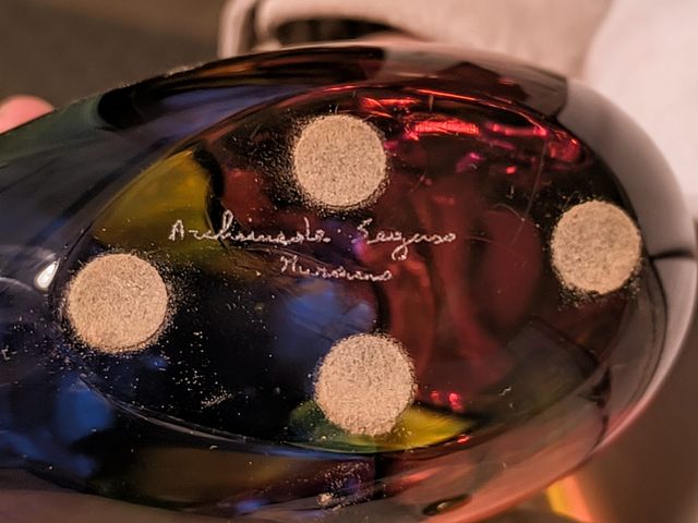 Figura Murano Archimede Seguso Firmada