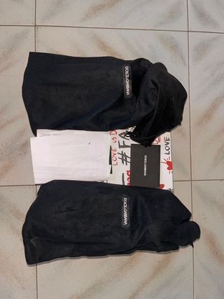 Dolce & Gabbana Scarpe Uomo Oro/Nero Tg. 43