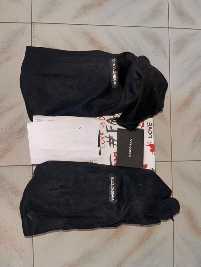 Dolce & Gabbana Scarpe Uomo Oro/Nero Tg. 43