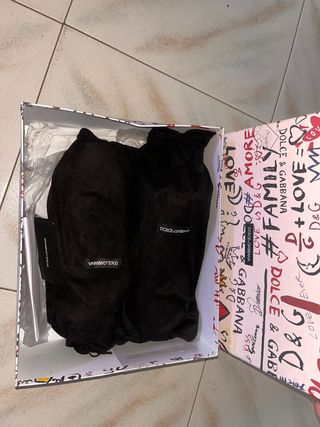 Dolce & Gabbana Scarpe Uomo Oro/Nero Tg. 43