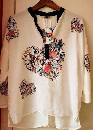 Blusa Desigual Talla XL Multicolor