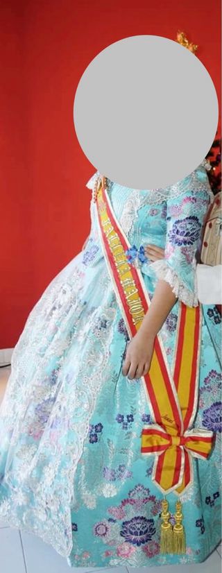 Traje de Fallera Azul 