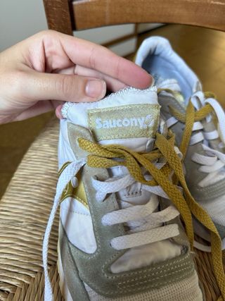 Saucony donna oro bianco