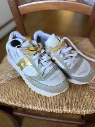 Saucony donna oro bianco