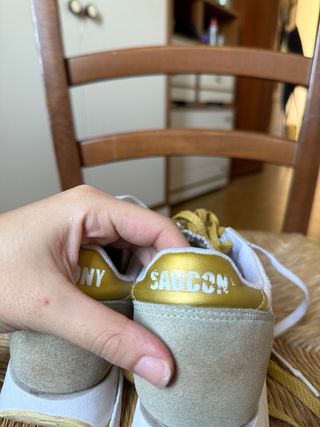 Saucony donna oro bianco