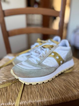 Saucony donna oro bianco