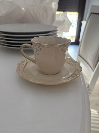 Juego de café de porcelana 8 personas 